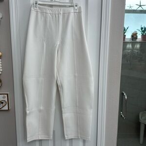 Joan Rivers Elegant White Ponte Trousers